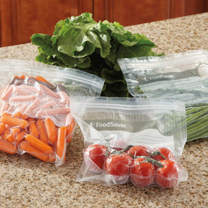 FreshSaver 1-Quart Vacuum Zipper Bags (18 Count)