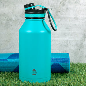 Tal 64 Ounce Double Wall Vacuum Insulated Stainless Steel Ranger Pro Teal Water Bottle