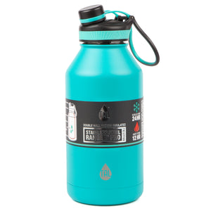 Tal 64 Ounce Double Wall Vacuum Insulated Stainless Steel Ranger Pro Teal Water Bottle
